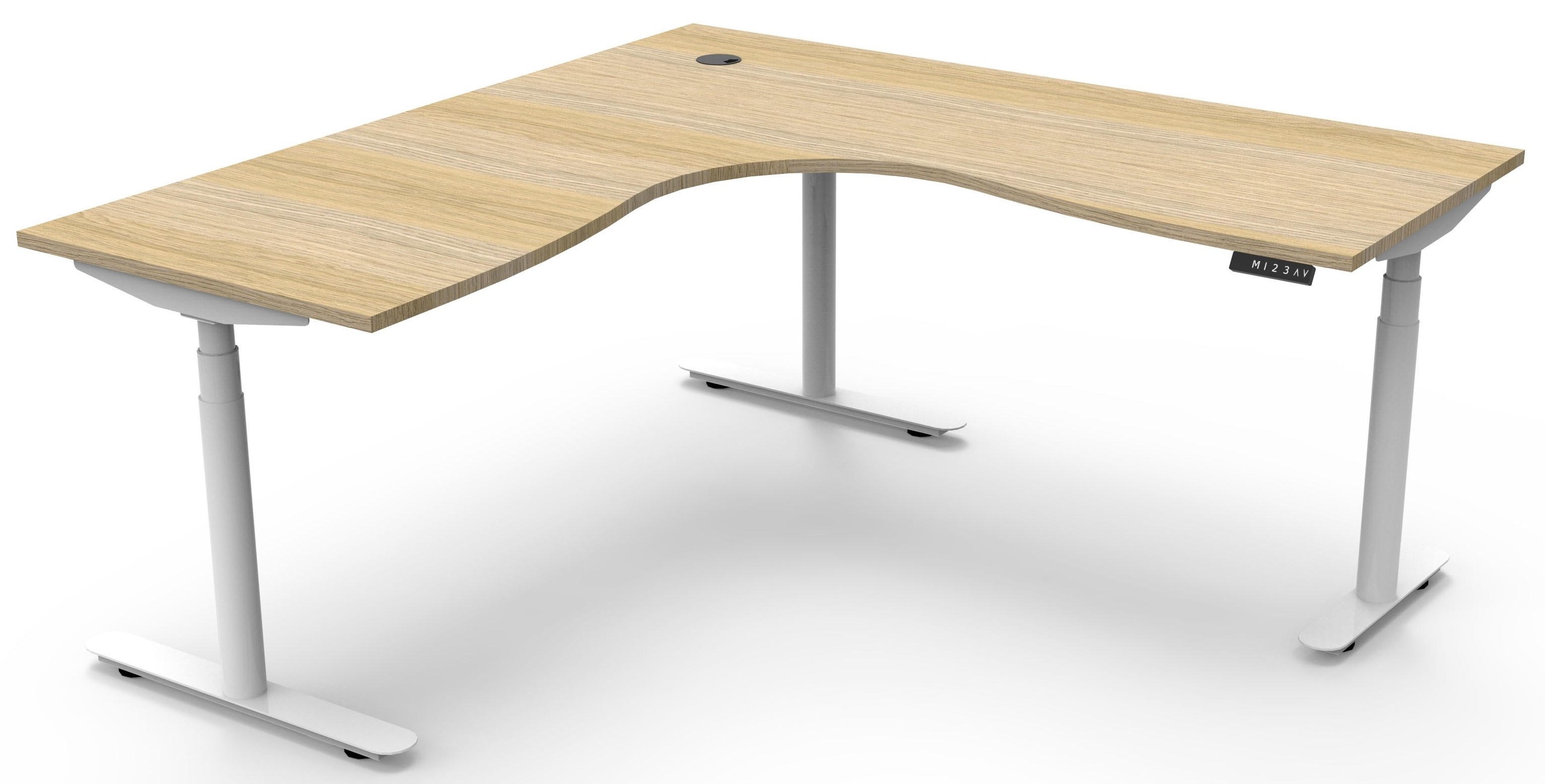 Halo+ Height Adjustable Corner Desk
